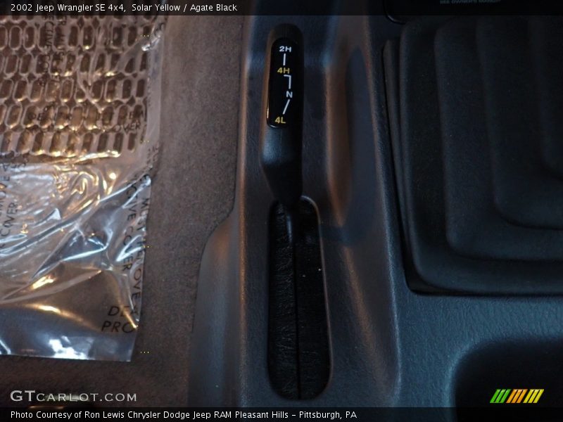 Solar Yellow / Agate Black 2002 Jeep Wrangler SE 4x4