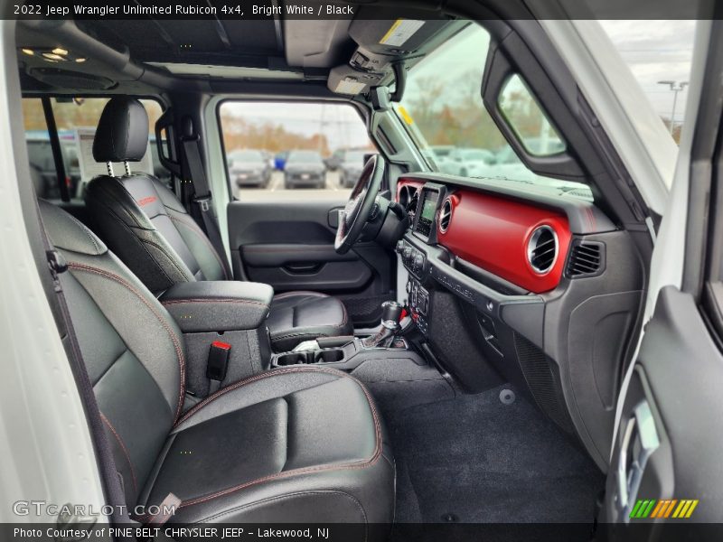 Front Seat of 2022 Wrangler Unlimited Rubicon 4x4
