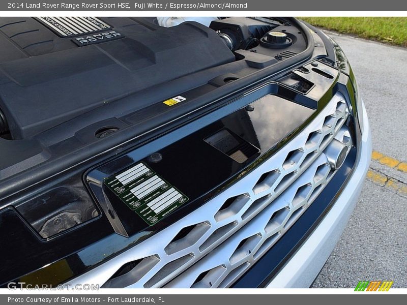 Fuji White / Espresso/Almond/Almond 2014 Land Rover Range Rover Sport HSE