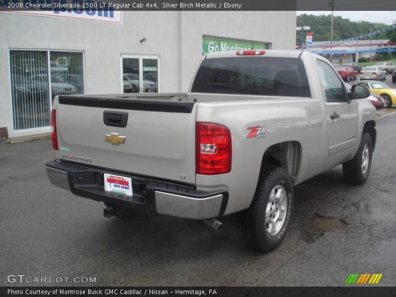 Silver Birch Metallic / Ebony 2008 Chevrolet Silverado 1500 LT Regular Cab 4x4