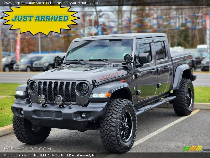 Granite Crystal Metallic / Black 2020 Jeep Gladiator Sport 4x4