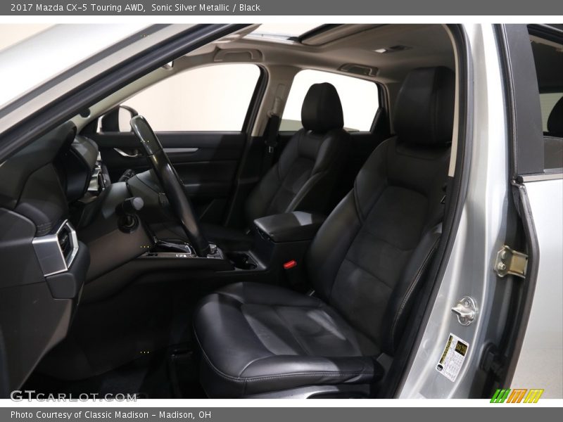Sonic Silver Metallic / Black 2017 Mazda CX-5 Touring AWD