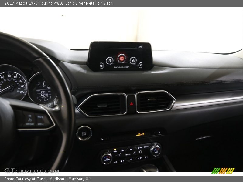 Sonic Silver Metallic / Black 2017 Mazda CX-5 Touring AWD