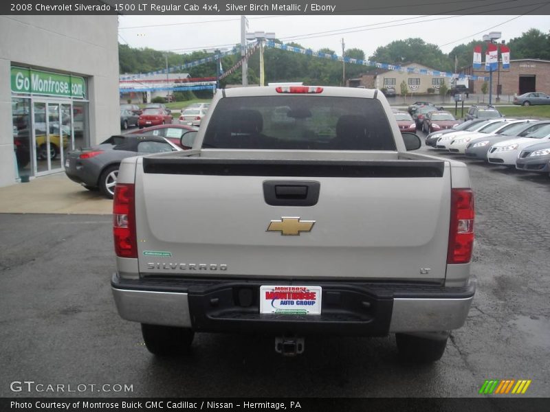 Silver Birch Metallic / Ebony 2008 Chevrolet Silverado 1500 LT Regular Cab 4x4
