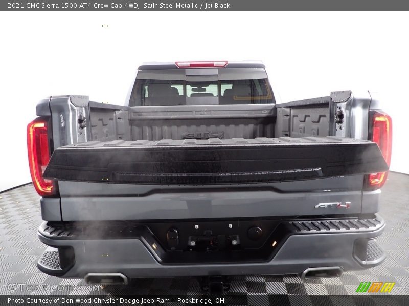 Satin Steel Metallic / Jet Black 2021 GMC Sierra 1500 AT4 Crew Cab 4WD