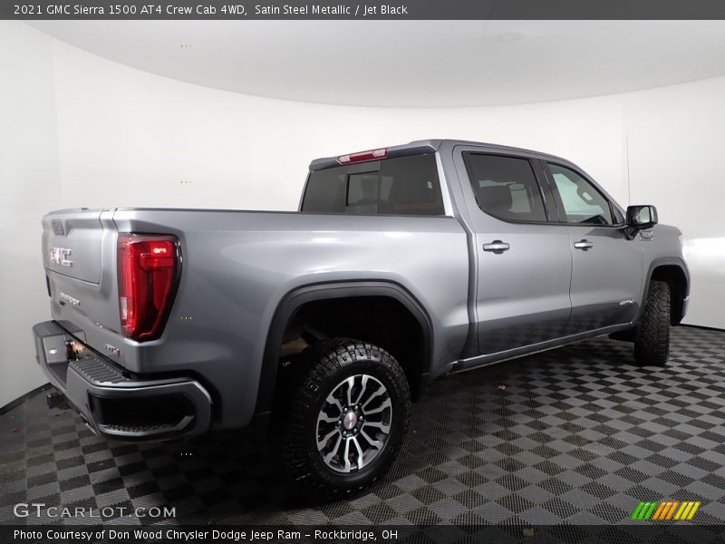 Satin Steel Metallic / Jet Black 2021 GMC Sierra 1500 AT4 Crew Cab 4WD