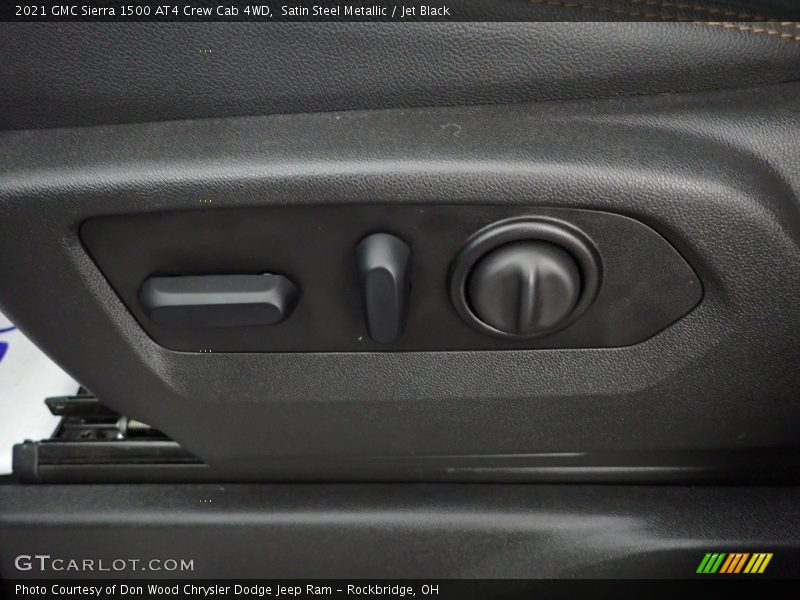 Satin Steel Metallic / Jet Black 2021 GMC Sierra 1500 AT4 Crew Cab 4WD