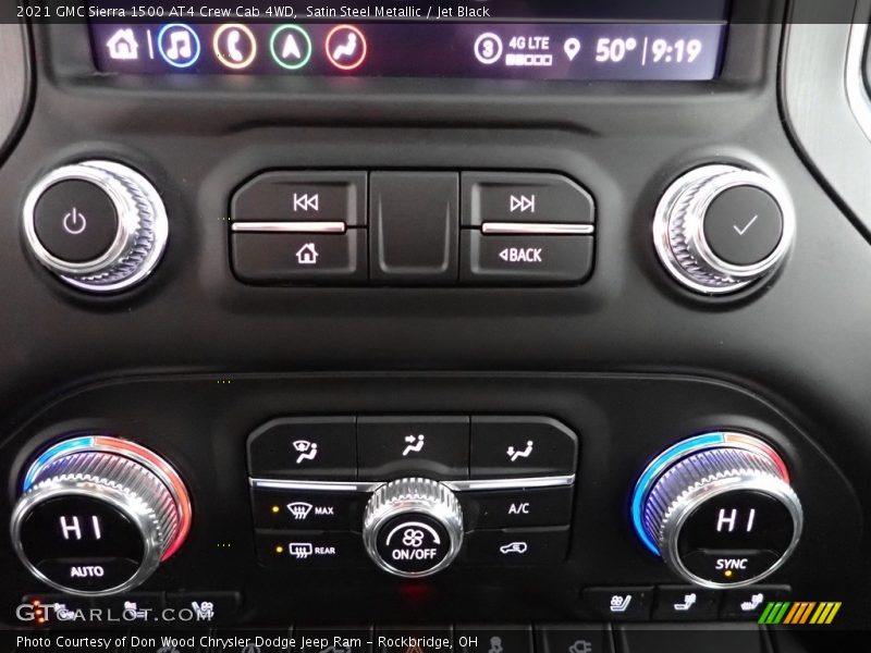 Satin Steel Metallic / Jet Black 2021 GMC Sierra 1500 AT4 Crew Cab 4WD