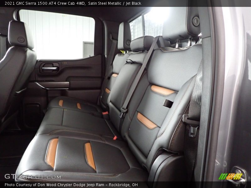 Satin Steel Metallic / Jet Black 2021 GMC Sierra 1500 AT4 Crew Cab 4WD