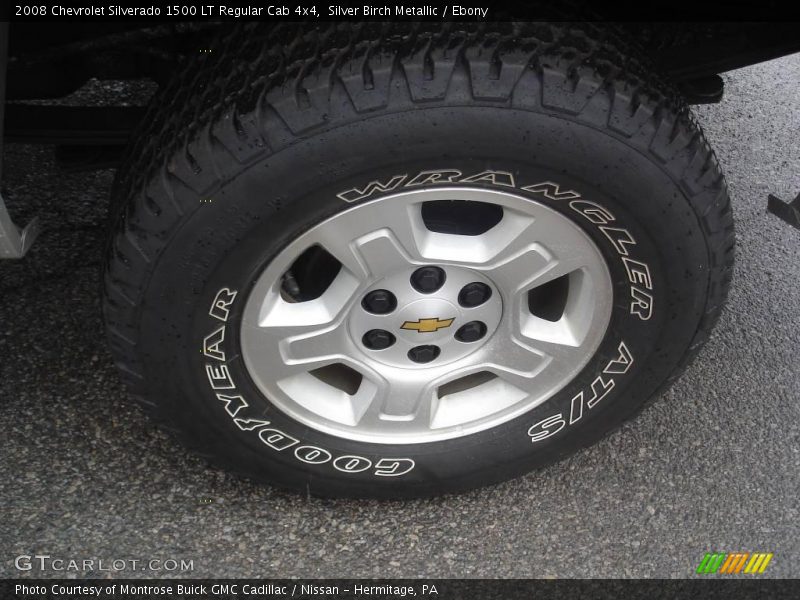 Silver Birch Metallic / Ebony 2008 Chevrolet Silverado 1500 LT Regular Cab 4x4