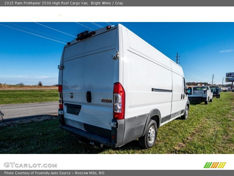 Bright White / Gray 2015 Ram ProMaster 3500 High Roof Cargo Van