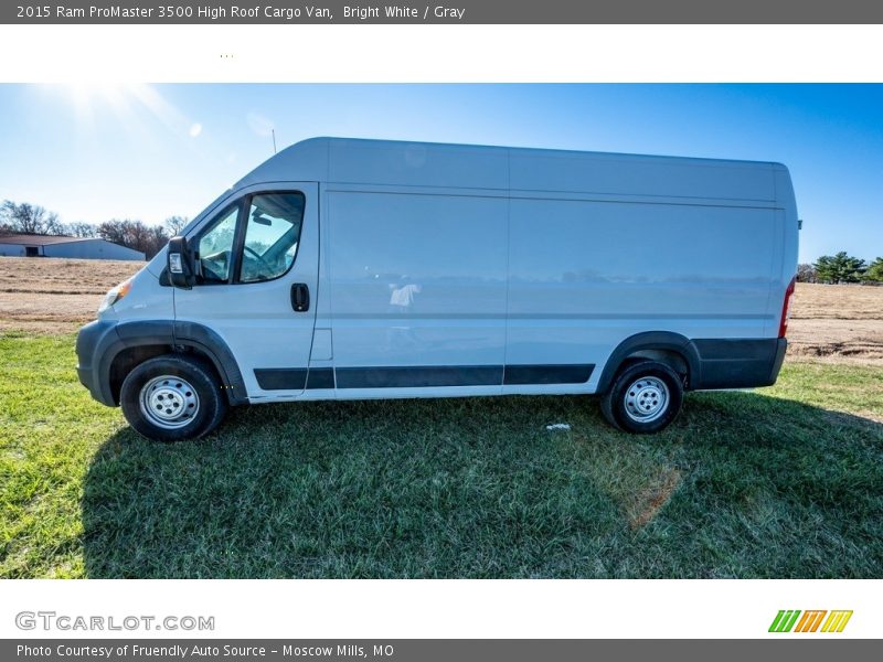 Bright White / Gray 2015 Ram ProMaster 3500 High Roof Cargo Van