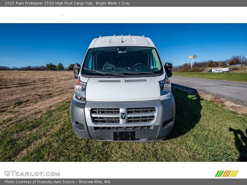Bright White / Gray 2015 Ram ProMaster 3500 High Roof Cargo Van