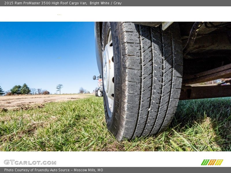 Bright White / Gray 2015 Ram ProMaster 3500 High Roof Cargo Van
