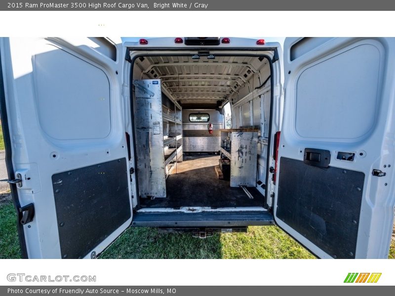 Bright White / Gray 2015 Ram ProMaster 3500 High Roof Cargo Van