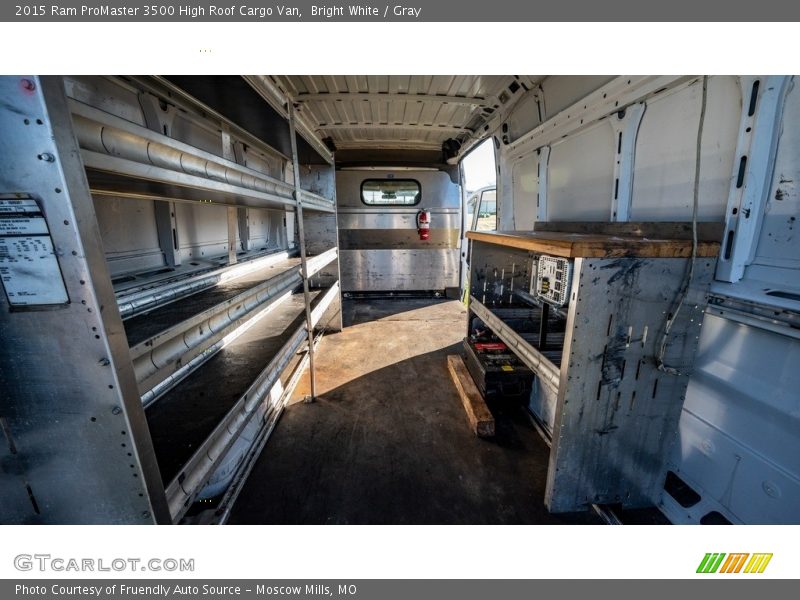 Bright White / Gray 2015 Ram ProMaster 3500 High Roof Cargo Van
