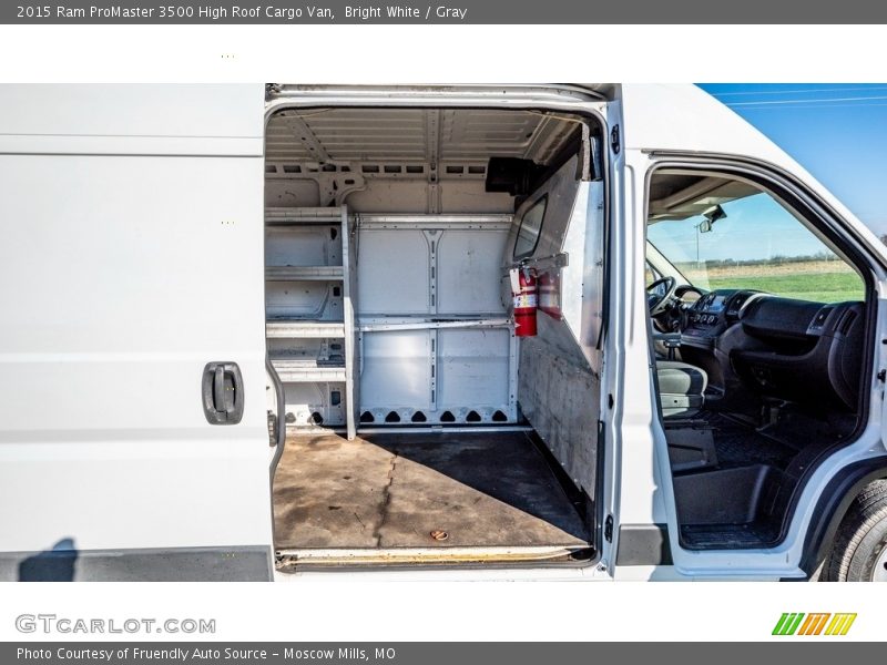 Bright White / Gray 2015 Ram ProMaster 3500 High Roof Cargo Van