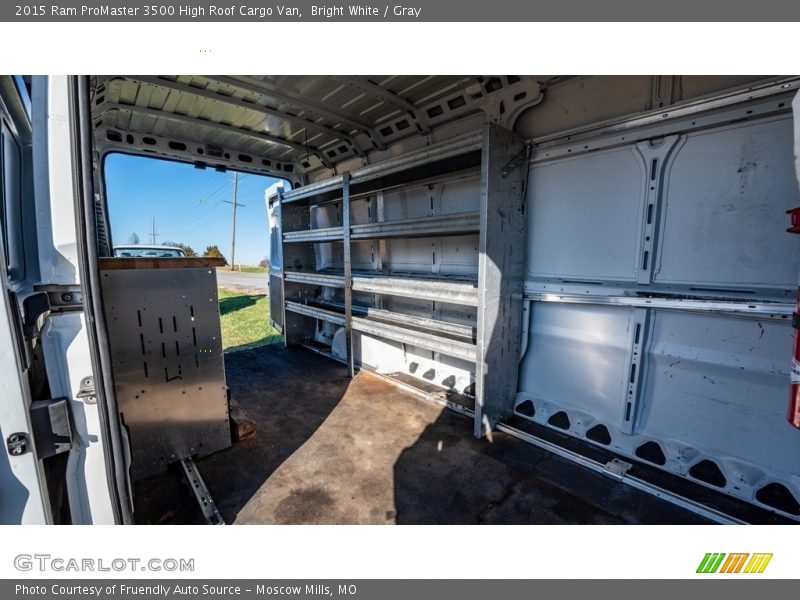 Bright White / Gray 2015 Ram ProMaster 3500 High Roof Cargo Van
