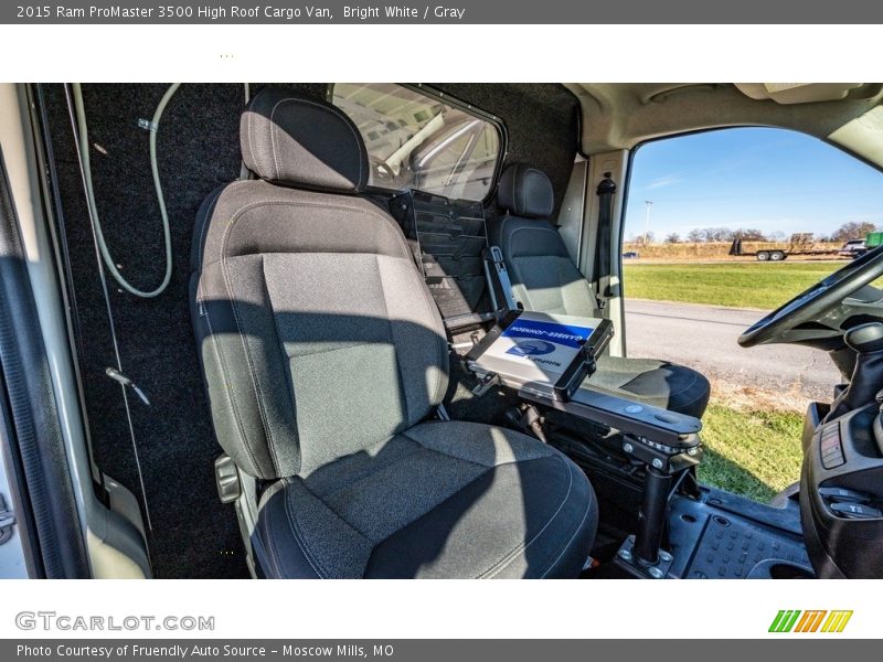 Bright White / Gray 2015 Ram ProMaster 3500 High Roof Cargo Van
