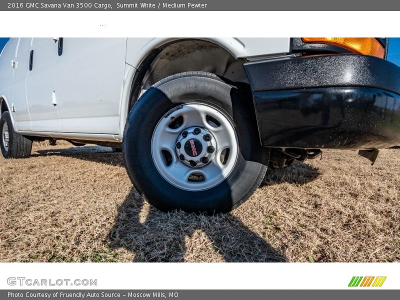 Summit White / Medium Pewter 2016 GMC Savana Van 3500 Cargo