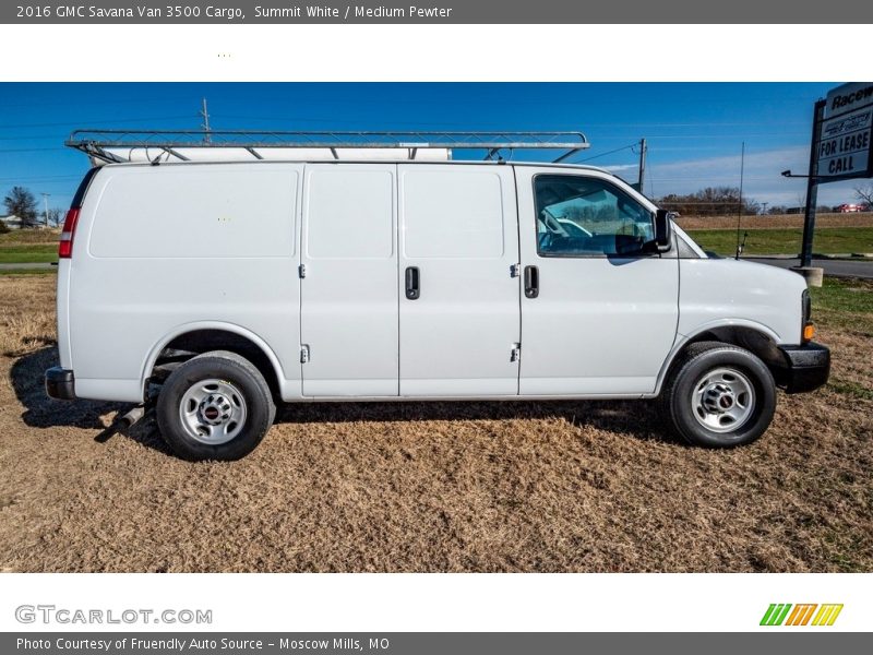  2016 Savana Van 3500 Cargo Summit White
