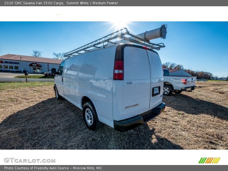 Summit White / Medium Pewter 2016 GMC Savana Van 3500 Cargo