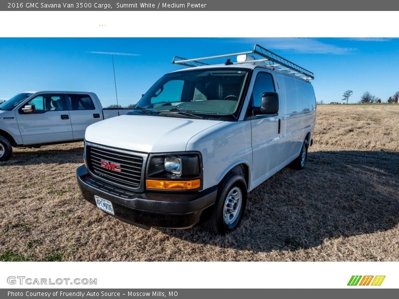 Summit White / Medium Pewter 2016 GMC Savana Van 3500 Cargo
