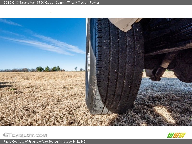 Summit White / Medium Pewter 2016 GMC Savana Van 3500 Cargo