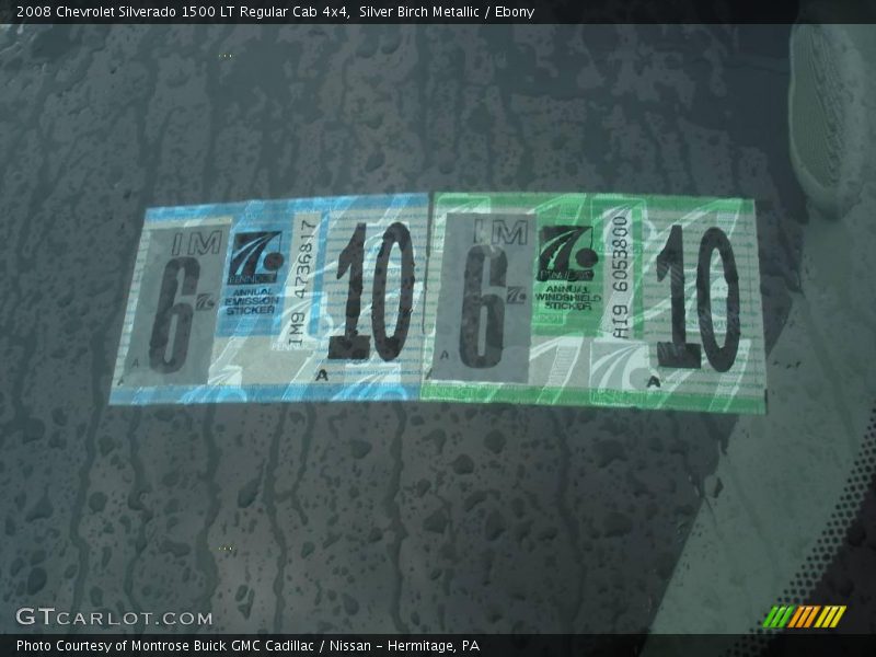 Silver Birch Metallic / Ebony 2008 Chevrolet Silverado 1500 LT Regular Cab 4x4
