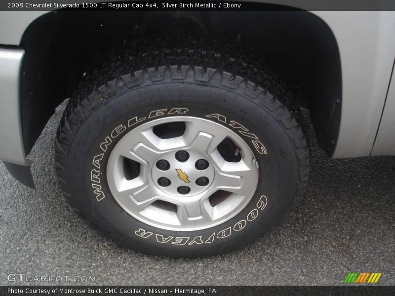 Silver Birch Metallic / Ebony 2008 Chevrolet Silverado 1500 LT Regular Cab 4x4