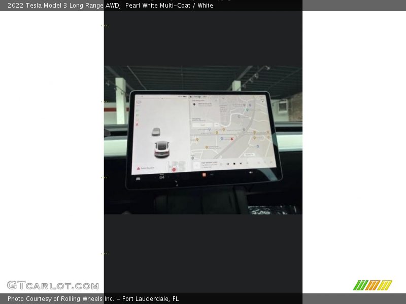 Pearl White Multi-Coat / White 2022 Tesla Model 3 Long Range AWD