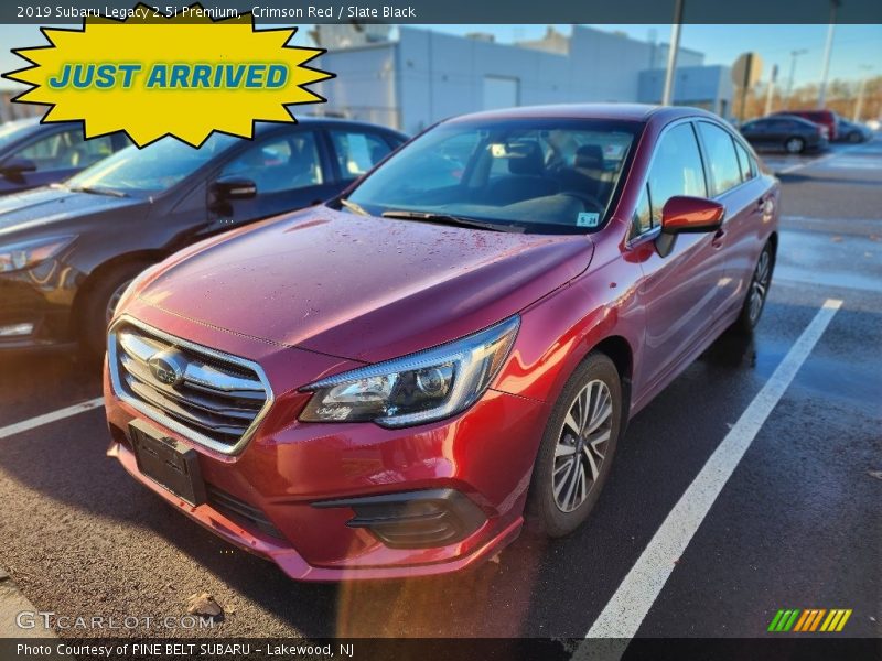 Crimson Red / Slate Black 2019 Subaru Legacy 2.5i Premium