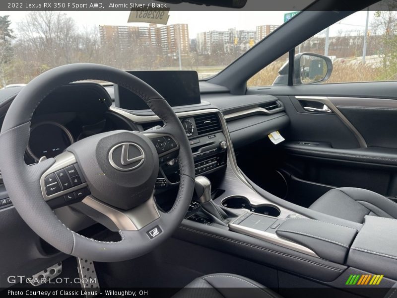 Atomic Silver / Black 2022 Lexus RX 350 F Sport AWD