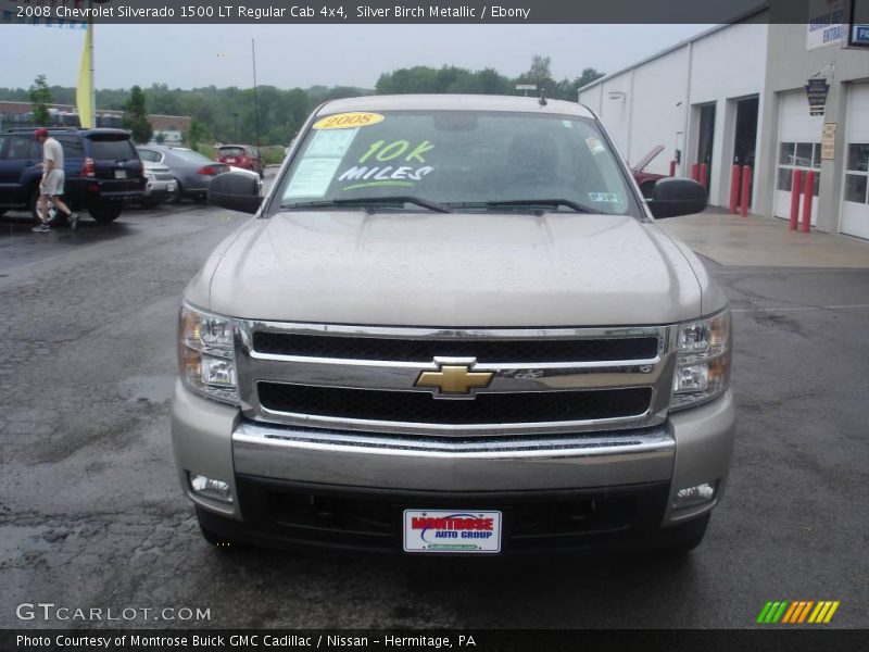 Silver Birch Metallic / Ebony 2008 Chevrolet Silverado 1500 LT Regular Cab 4x4