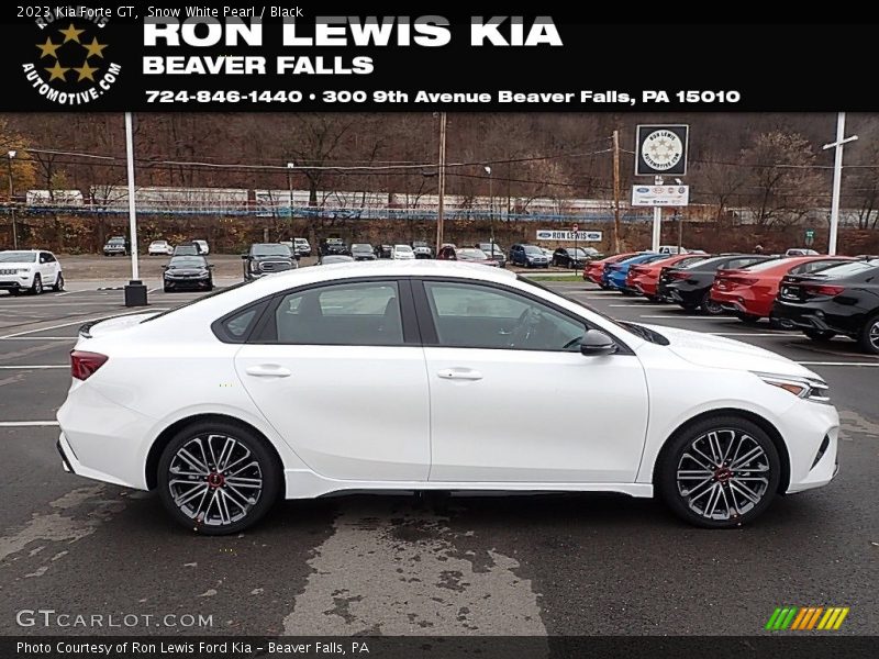 Snow White Pearl / Black 2023 Kia Forte GT