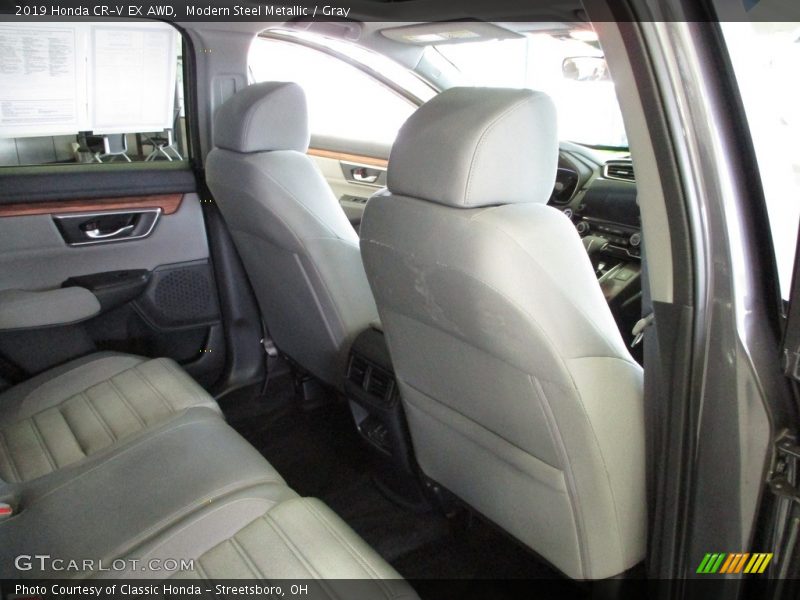 Modern Steel Metallic / Gray 2019 Honda CR-V EX AWD