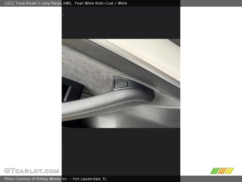 Pearl White Multi-Coat / White 2022 Tesla Model 3 Long Range AWD