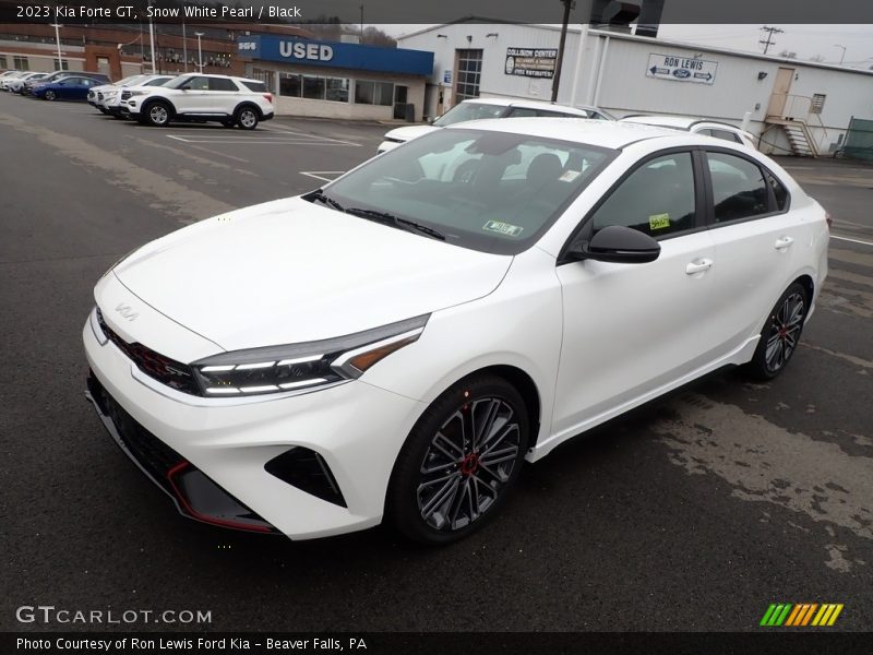Snow White Pearl / Black 2023 Kia Forte GT