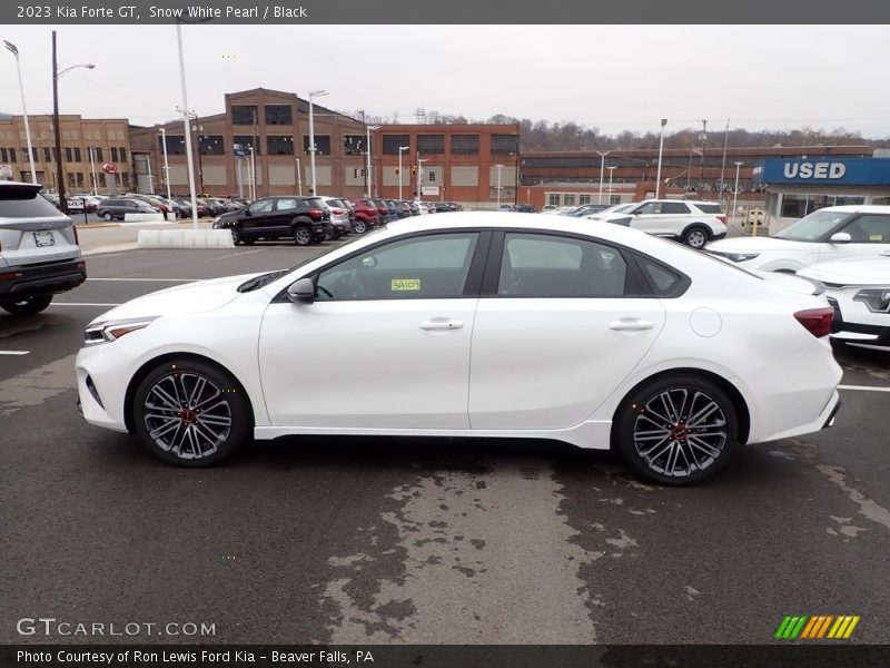 Snow White Pearl / Black 2023 Kia Forte GT