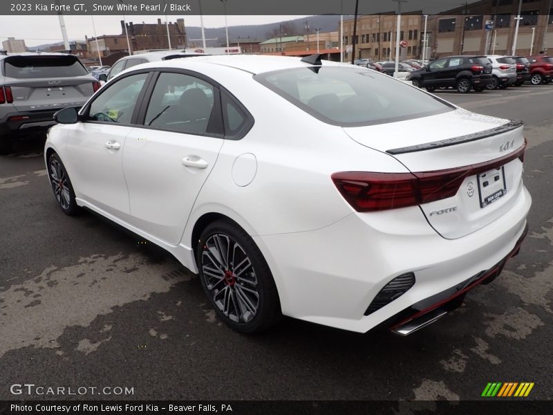 Snow White Pearl / Black 2023 Kia Forte GT