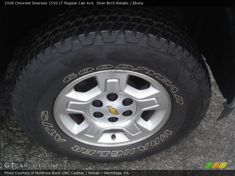 Silver Birch Metallic / Ebony 2008 Chevrolet Silverado 1500 LT Regular Cab 4x4