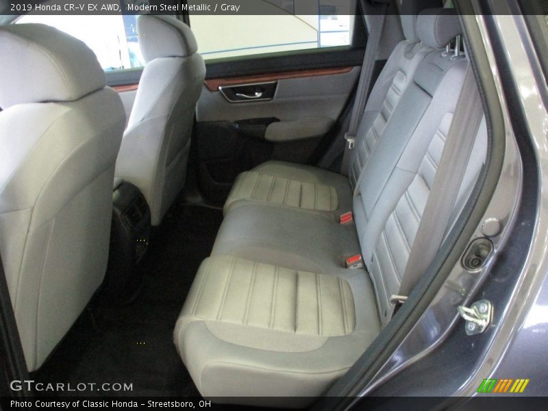 Modern Steel Metallic / Gray 2019 Honda CR-V EX AWD