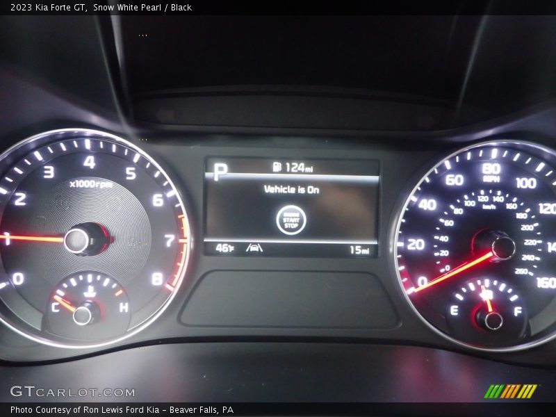 Snow White Pearl / Black 2023 Kia Forte GT