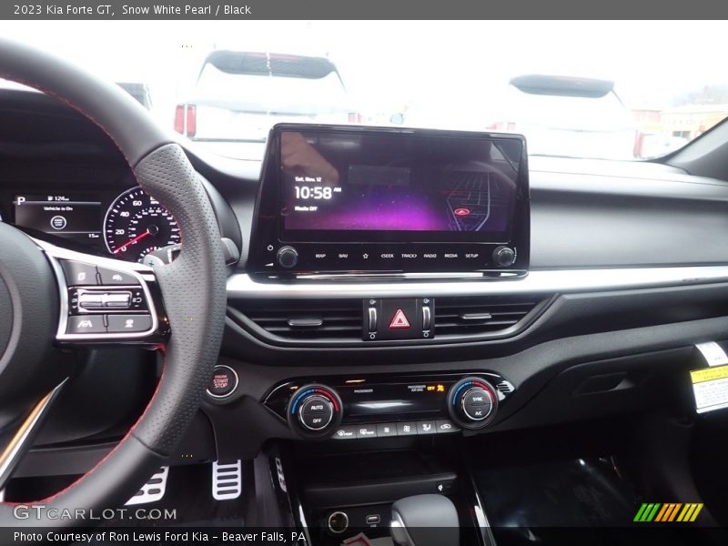 Snow White Pearl / Black 2023 Kia Forte GT