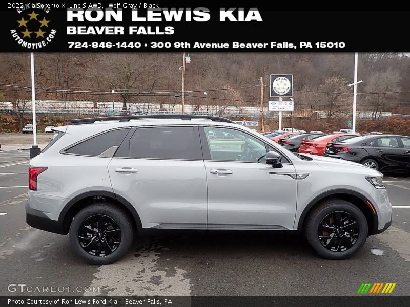 Wolf Gray / Black 2022 Kia Sorento X-Line S AWD