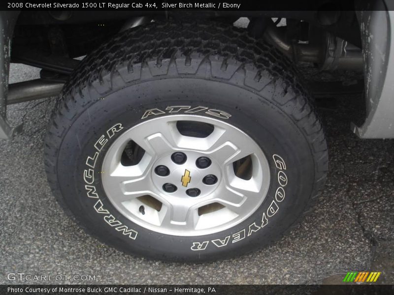 Silver Birch Metallic / Ebony 2008 Chevrolet Silverado 1500 LT Regular Cab 4x4