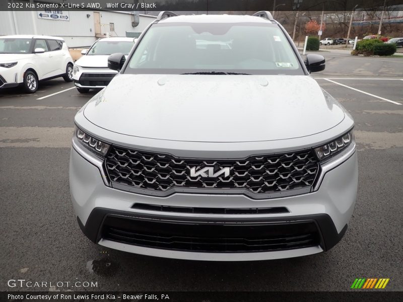 Wolf Gray / Black 2022 Kia Sorento X-Line S AWD