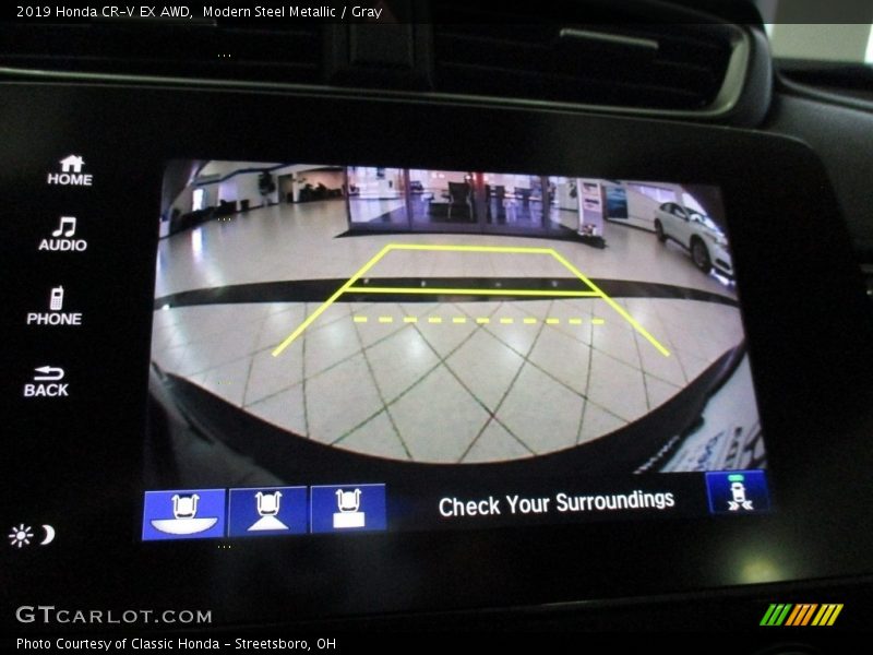 Modern Steel Metallic / Gray 2019 Honda CR-V EX AWD
