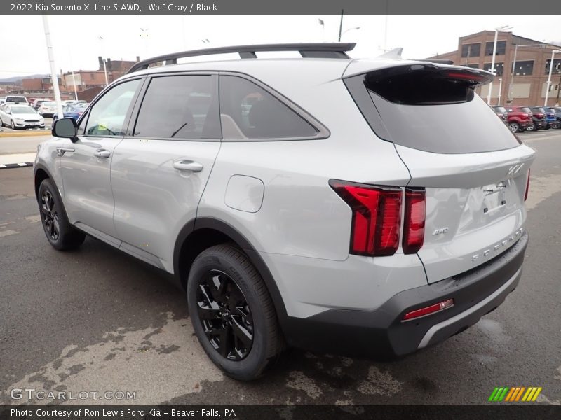 Wolf Gray / Black 2022 Kia Sorento X-Line S AWD
