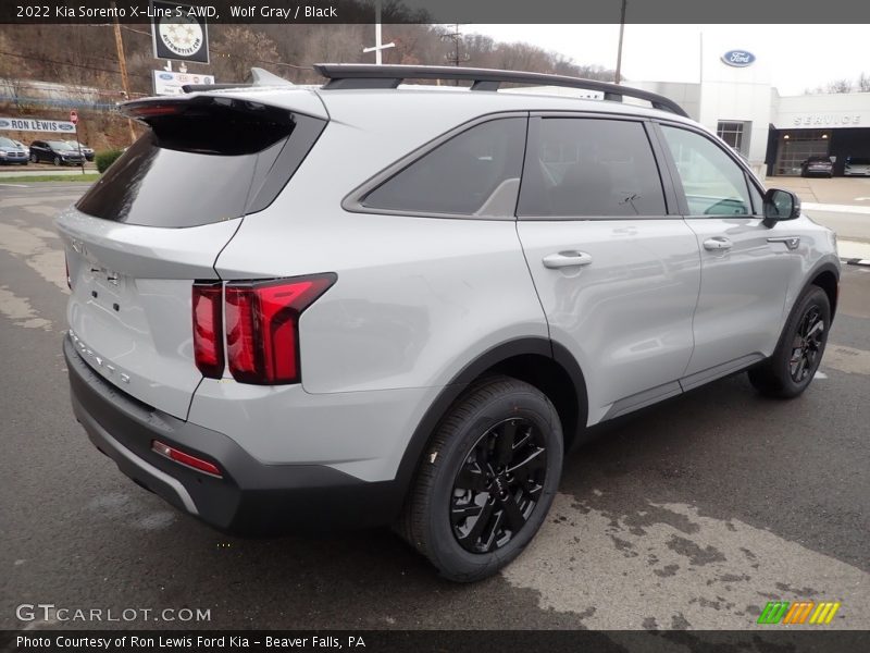 Wolf Gray / Black 2022 Kia Sorento X-Line S AWD